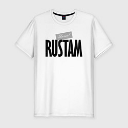 Футболка slim-fit Нереальный Рустам Unreal Rustam, цвет: белый