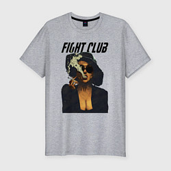 Футболка slim-fit Fight Club - Marla Singer, цвет: меланж