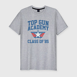 Футболка slim-fit TOP GUN Academy Class of 85, цвет: меланж