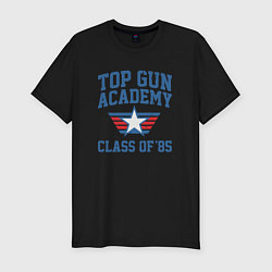 Футболка slim-fit TOP GUN Academy Class of 85, цвет: черный