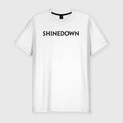 Футболка slim-fit Shinedown лого, цвет: белый