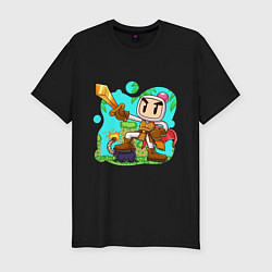 Футболка slim-fit Bomberman, цвет: черный