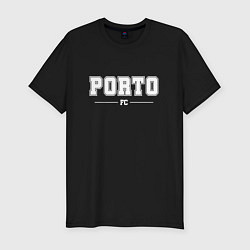 Футболка slim-fit Porto Football Club Классика, цвет: черный