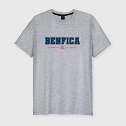 Футболка slim-fit Benfica FC Classic, цвет: меланж