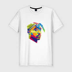 Футболка slim-fit 2PAC Style, цвет: белый