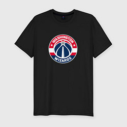 Футболка slim-fit Вашингтон Уизардс NBA, цвет: черный