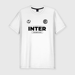 Футболка slim-fit Inter Униформа Чемпионов, цвет: белый