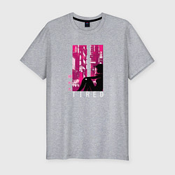 Футболка slim-fit Tired Sad, цвет: меланж