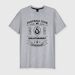 Футболка slim-fit Galatasaray: Football Club Number 1 Legendary, цвет: меланж