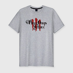 Футболка slim-fit Three Days Grace Combined, цвет: меланж