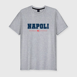 Футболка slim-fit Napoli FC Classic, цвет: меланж