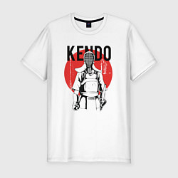 Футболка slim-fit Kendo, цвет: белый