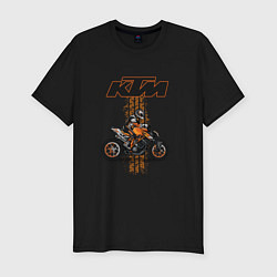 Футболка slim-fit KTM Moto theme, цвет: черный