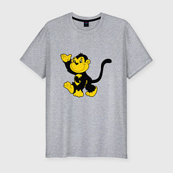 Футболка slim-fit Wu-Tang Monkey, цвет: меланж