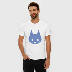 Футболка slim-fit Stray Blue, цвет: белый — фото 2