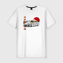 Футболка slim-fit 300ZX JDM Retro Style, цвет: белый