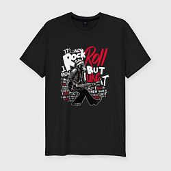 Футболка slim-fit Рок-н-ролл Rock n Roll, цвет: черный