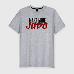 Футболка slim-fit Make Mine JUDO, цвет: меланж