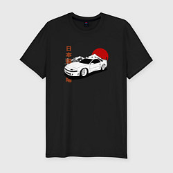 Футболка slim-fit 3000gt Japanese Retro Car, цвет: черный