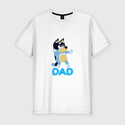 Футболка slim-fit Doggy Dad, цвет: белый