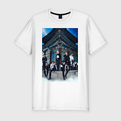 Футболка slim-fit Stray Kids Thunderous, цвет: белый