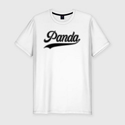 Футболка slim-fit Панда лого, цвет: белый
