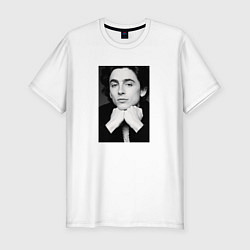 Футболка slim-fit Timothee Chalamet Vogue 2021, цвет: белый