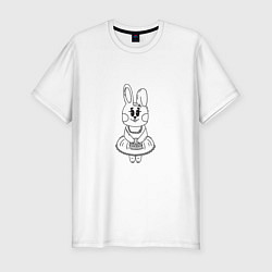 Футболка slim-fit Bunny - Girl, цвет: белый