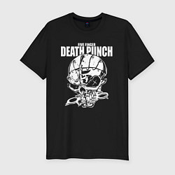 Футболка slim-fit FFDP skull, цвет: черный