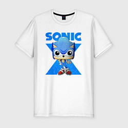 Футболка slim-fit Funko pop Sonic, цвет: белый