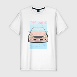 Футболка slim-fit Toyota Altezza stance, цвет: белый