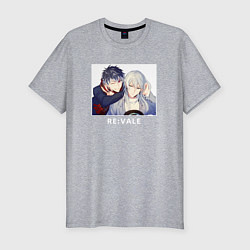 Футболка slim-fit Re vale - Семёрка идолов, цвет: меланж