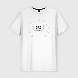 Футболка slim-fit Dad 2023, цвет: белый