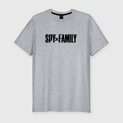 Футболка slim-fit Spy Family - Logo, цвет: меланж