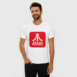 Футболка slim-fit Atari logo, цвет: белый — фото 2