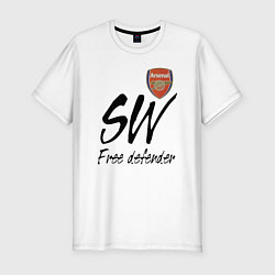 Футболка slim-fit Arsenal - sweeper - England - London, цвет: белый