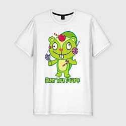 Футболка slim-fit Nutty, цвет: белый