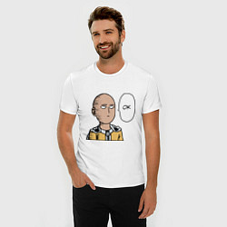 Футболка slim-fit Saitama - OK, цвет: белый — фото 2