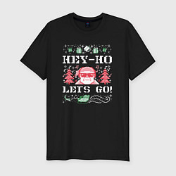 Футболка slim-fit Hey-ho lets go, цвет: черный