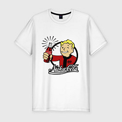 Футболка slim-fit Vault boy - nuka cola, цвет: белый