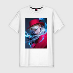 Футболка slim-fit Felix fan art No Easy, цвет: белый