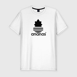 Футболка slim-fit Ananas - Adidas, цвет: белый
