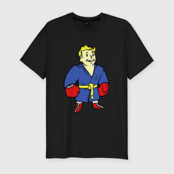 Футболка slim-fit Vault boy - boxer, цвет: черный