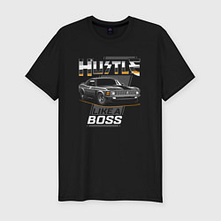 Футболка slim-fit Chevrolet Camaro boss, цвет: черный