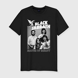 Футболка slim-fit Black Sabbath rock, цвет: черный
