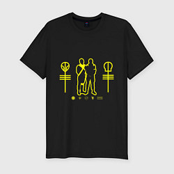 Футболка slim-fit Twenty one pilots signs, цвет: черный