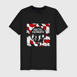 Футболка slim-fit Arctic monkeys band, цвет: черный