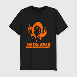 Футболка slim-fit Metal Gear Solid Fox, цвет: черный