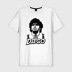 Футболка slim-fit Dios Diego, цвет: белый