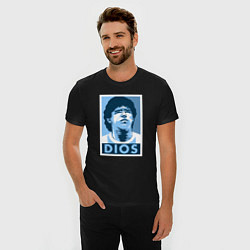 Футболка slim-fit Dios Maradona, цвет: черный — фото 2